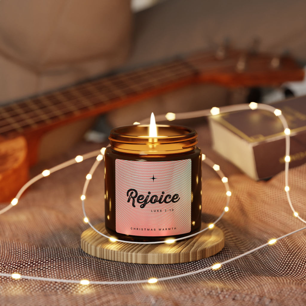 “Rejoice” — Christmas Warmth Scented Soy Candle