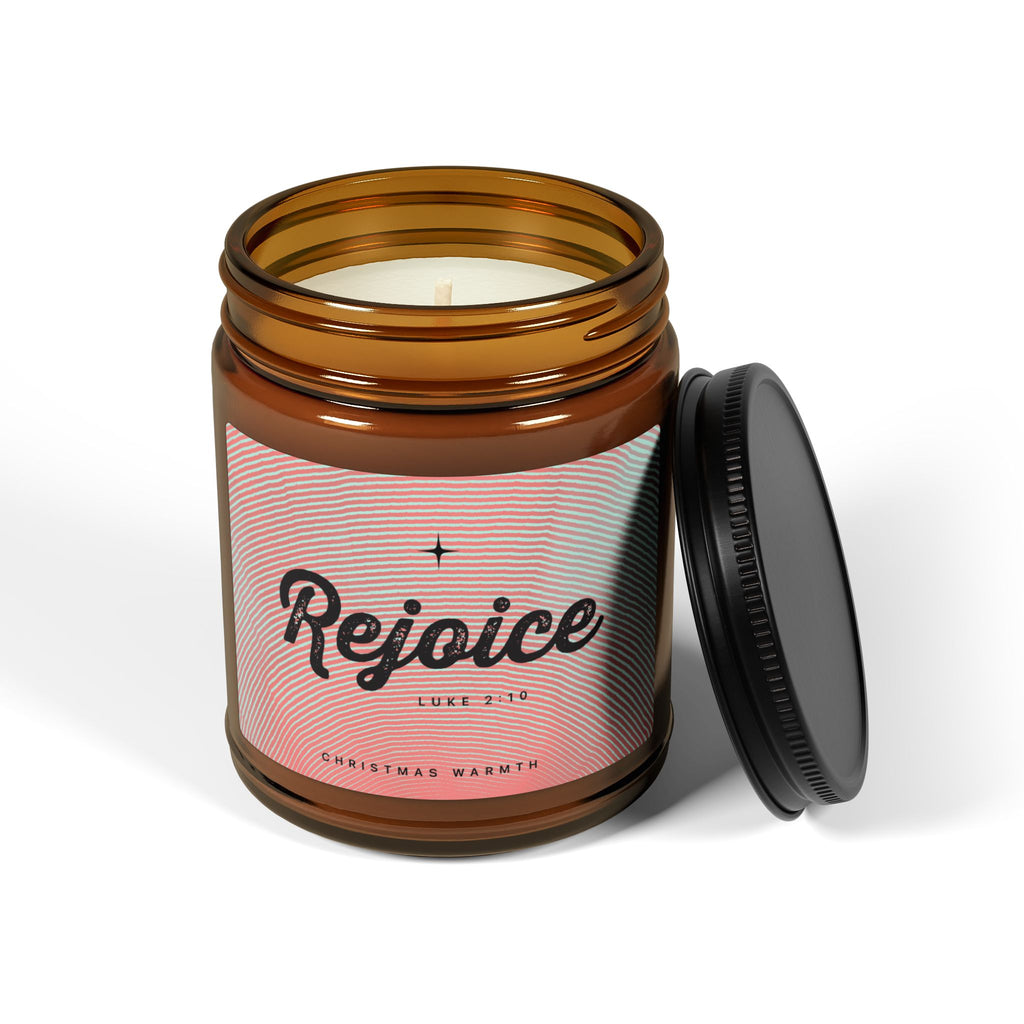 “Rejoice” — Christmas Warmth Scented Soy Candle