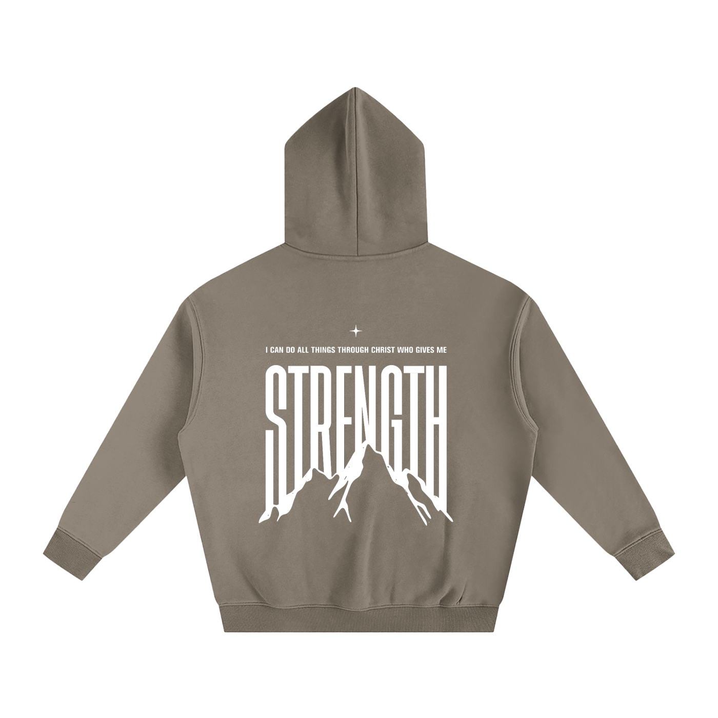 Philippians 4:13 Oversize Fleeced Hoodie