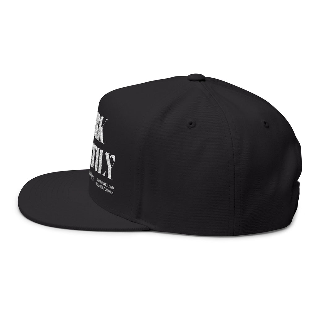 Colossians 3:23 “Work Heartily” Embroidered Flat Bill Snapback