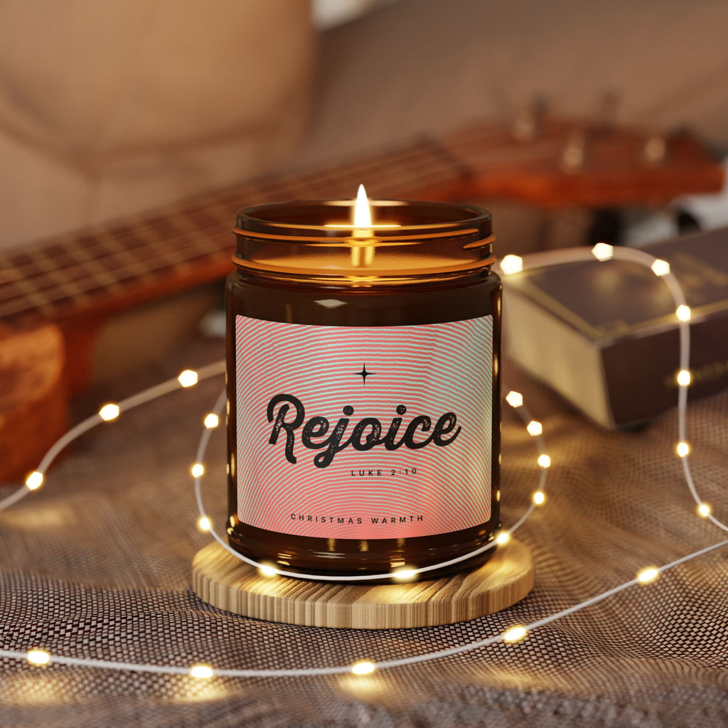 “Rejoice” — Christmas Warmth Scented Soy Candle