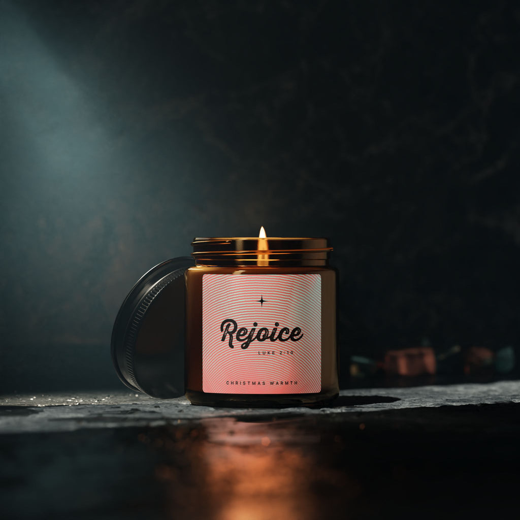 “Rejoice” — Christmas Warmth Scented Soy Candle