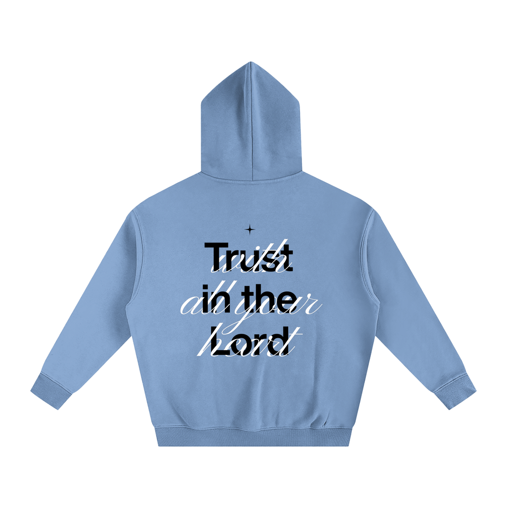 Proverbs 3:5 “Trust the Lord With All Your Heart” Oversized Fleece Hoodie