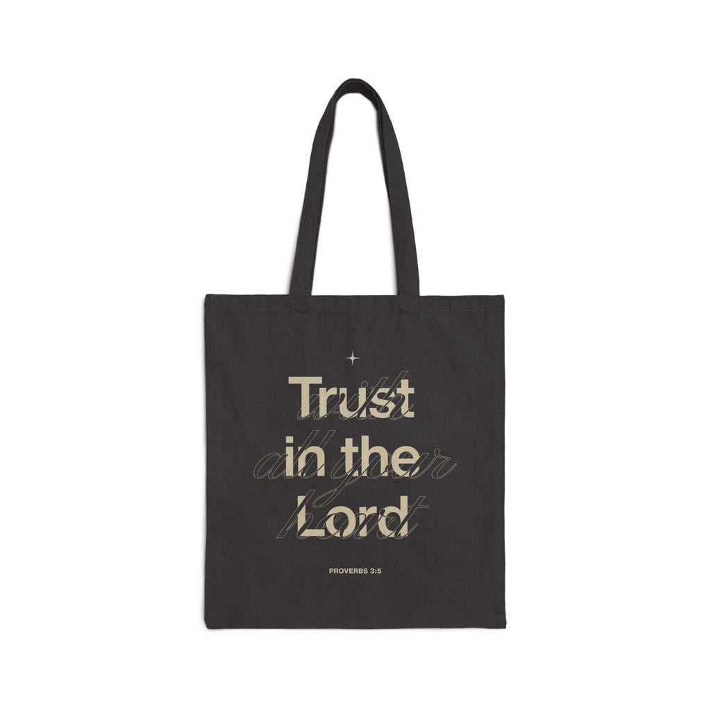 Proverbs 3:5 “Trust in the Lord With All Your Heart” Cotton Tote Bag