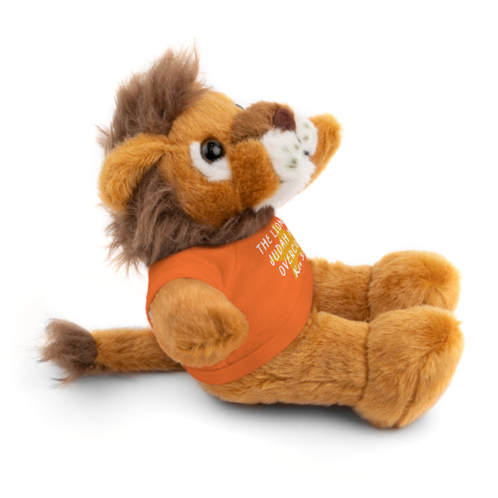 Christian Lion Stuffed Animals with Bible Verse Tees | Revelation 5:5