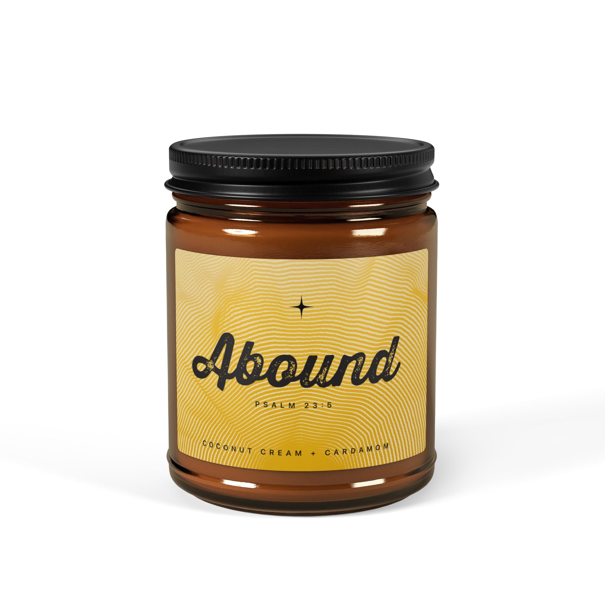 “Abound” — Coconut Cream + Cardamom Scented Soy Candle