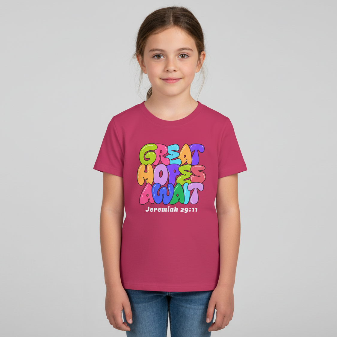 Jeremiah 29:11 “Great Hopes Await” Youth Tee