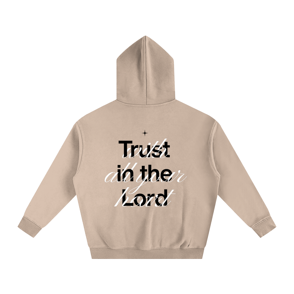 Proverbs 3:5 “Trust the Lord With All Your Heart” Oversized Fleece Hoodie