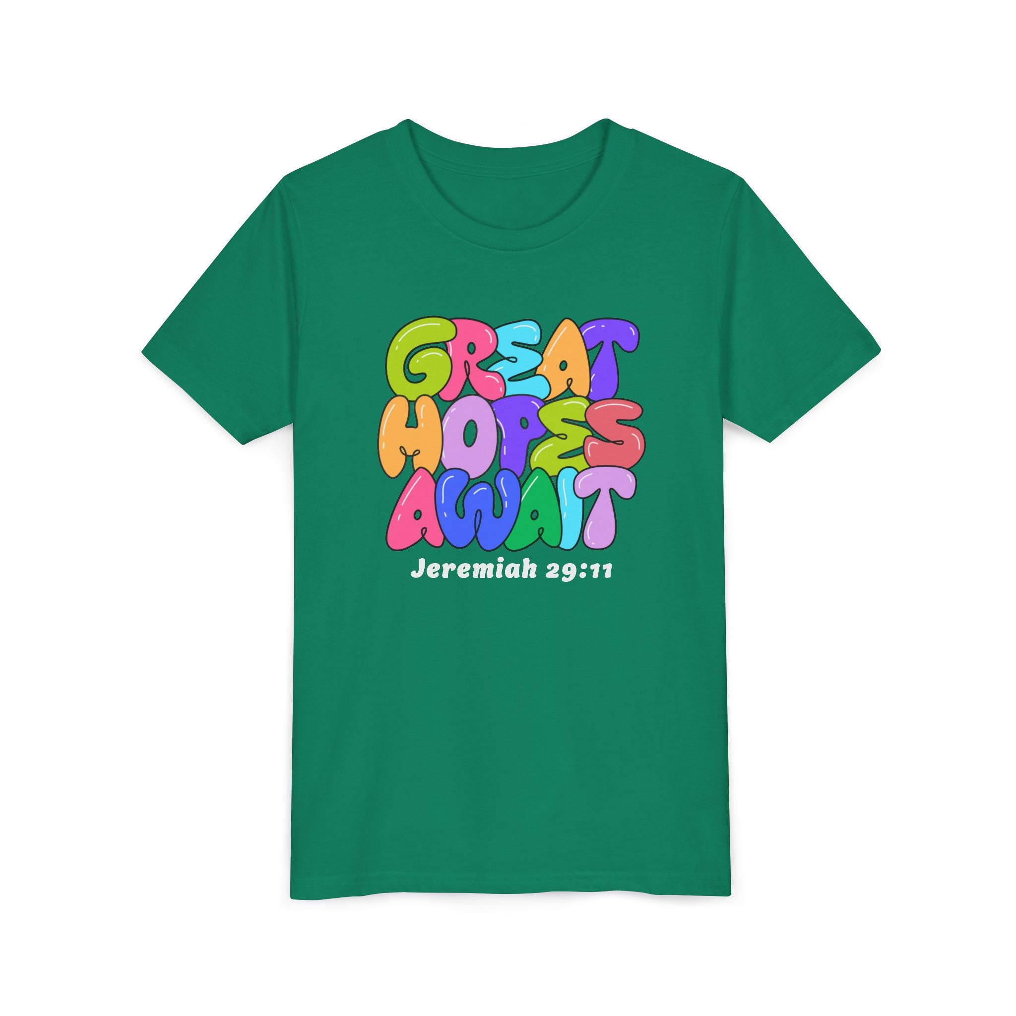 Jeremiah 29:11 “Great Hopes Await” Youth Tee
