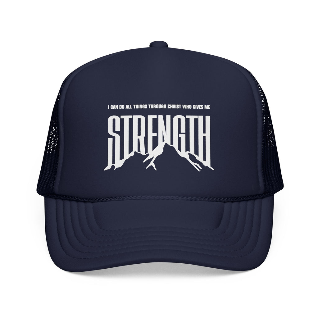 Philippians 4:13 “Strength” Motivational Mesh Trucker Cap