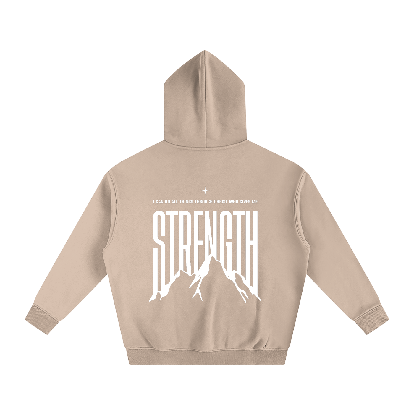 Philippians 4:13 Oversize Fleeced Hoodie