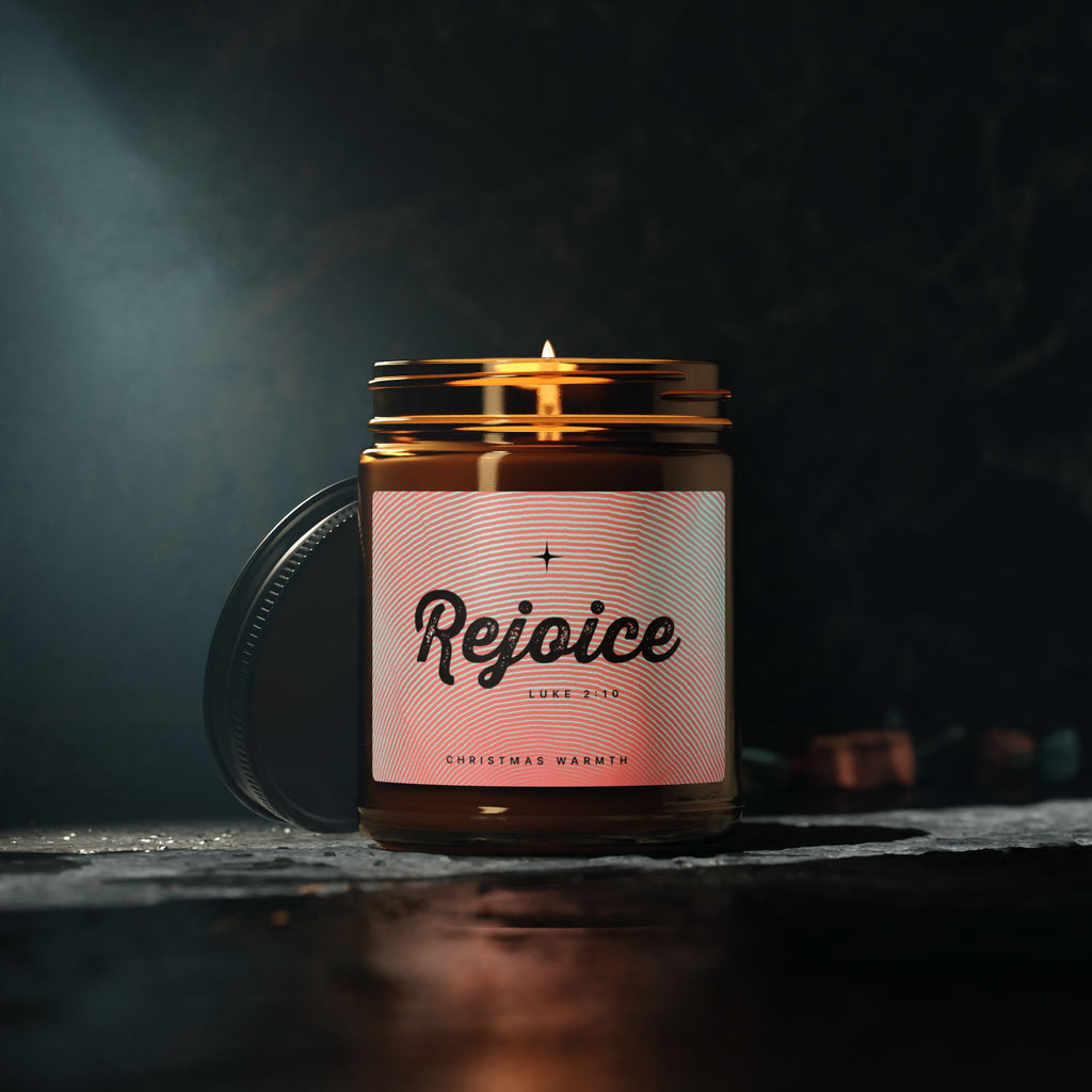 “Rejoice” — Christmas Warmth Scented Soy Candle