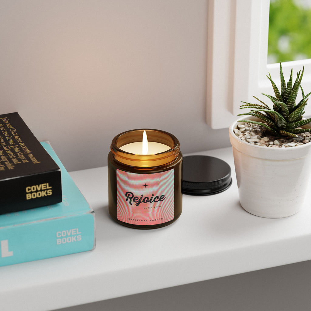 “Rejoice” — Christmas Warmth Scented Soy Candle