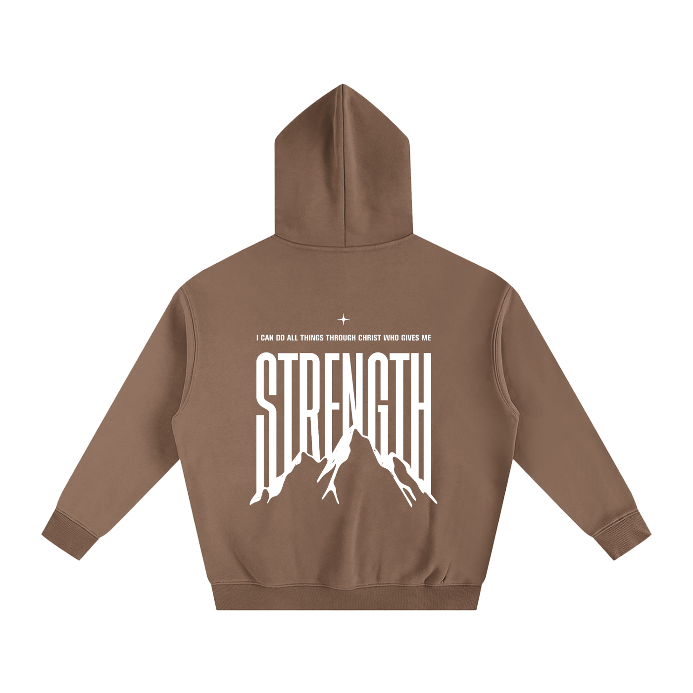 Philippians 4:13 Oversize Fleeced Hoodie