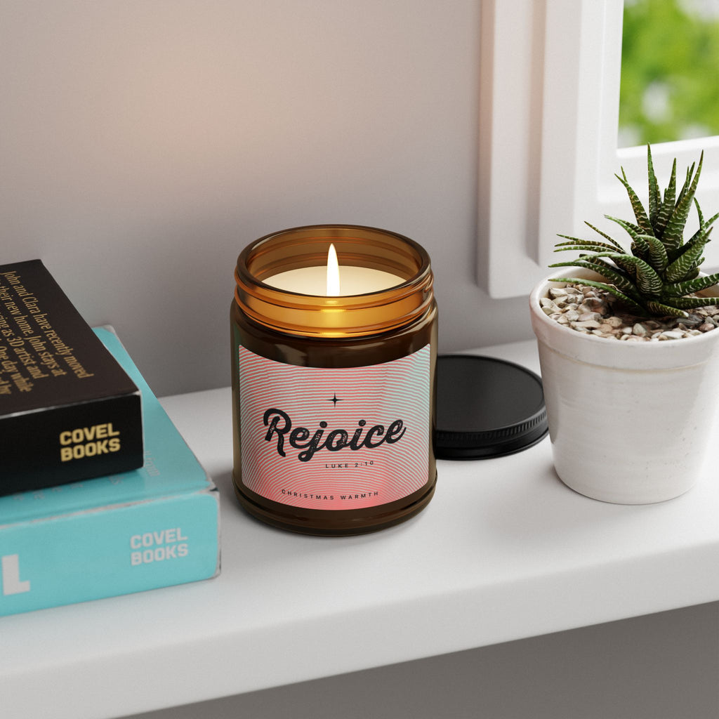 “Rejoice” — Christmas Warmth Scented Soy Candle
