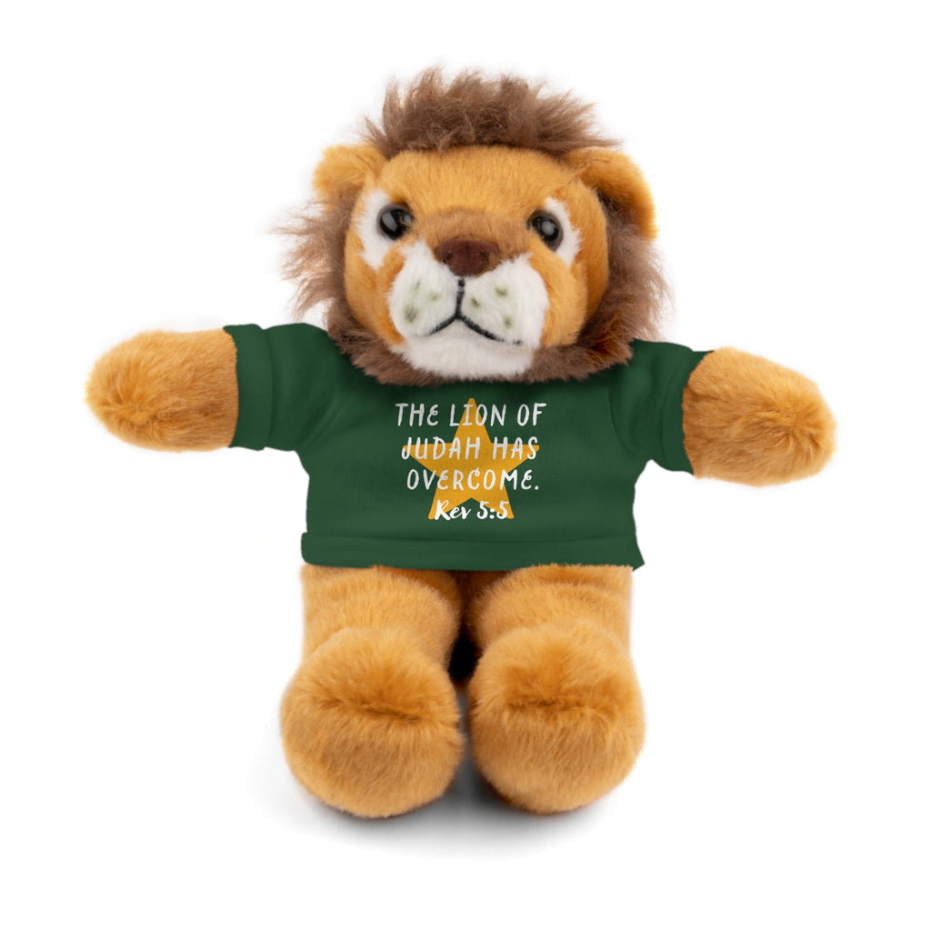 Christian Lion Stuffed Animals with Bible Verse Tees | Revelation 5:5