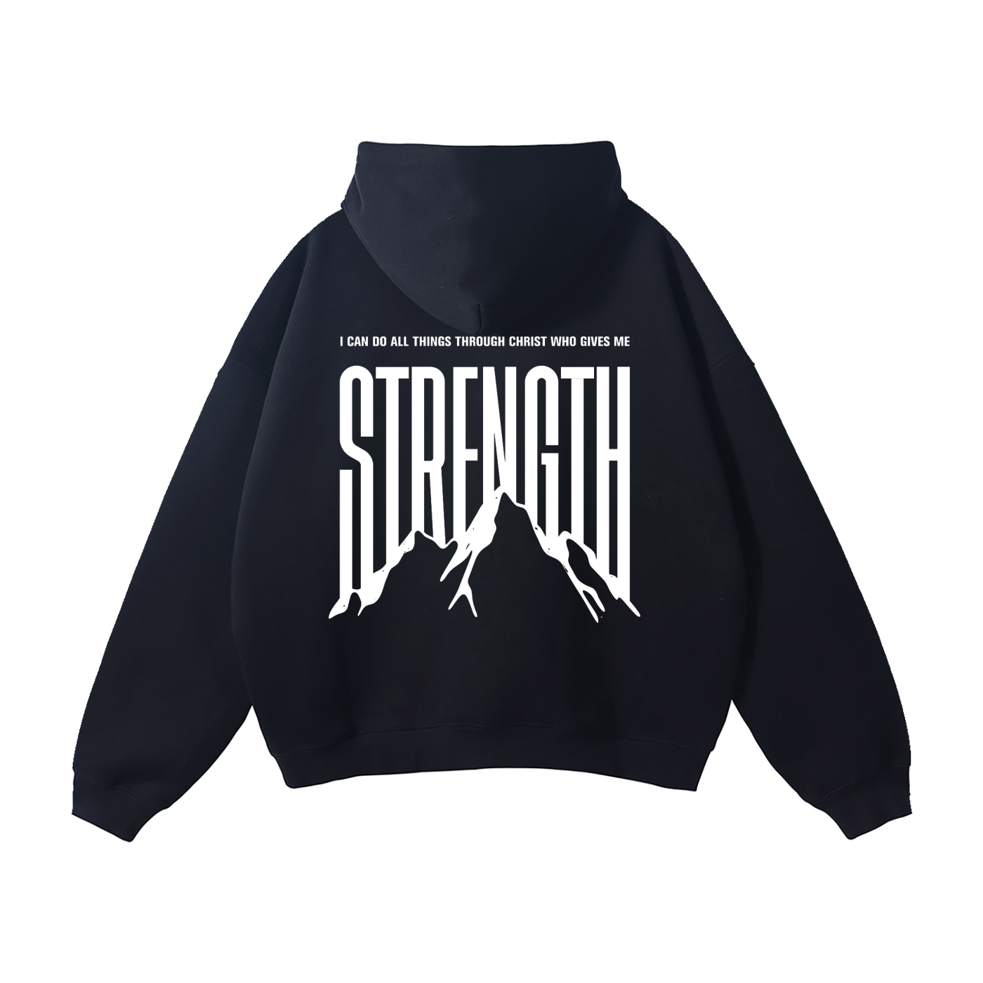 Philippians 4:13 Oversize Fleeced Hoodie