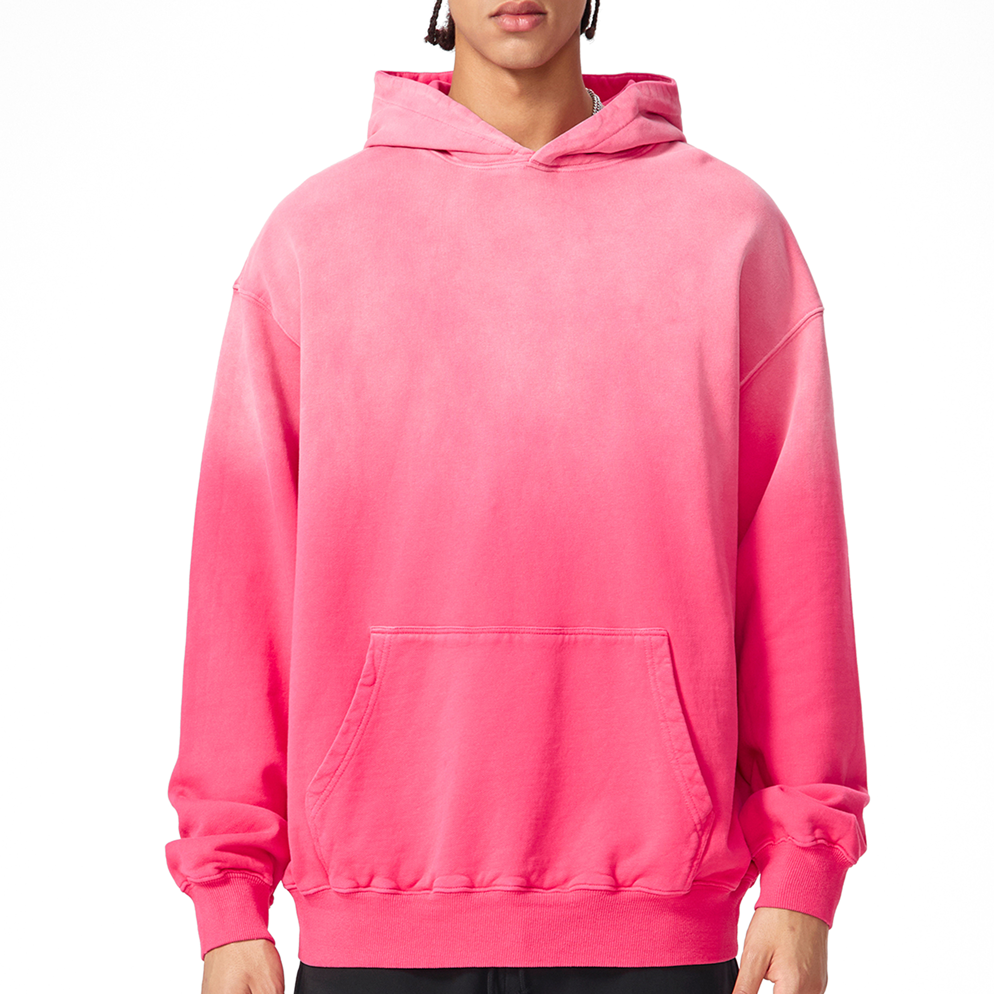 “Work Heartily” Sunfade Oversized Scripture Hoodie