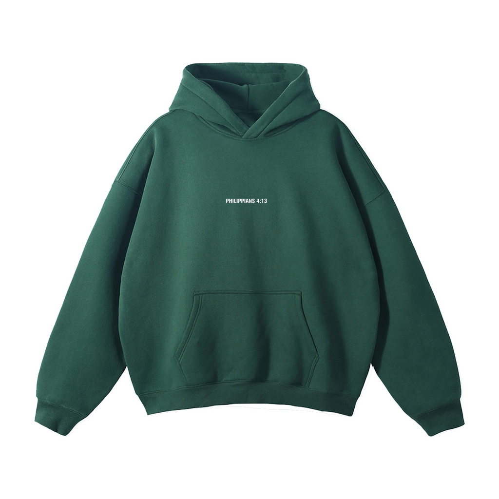 Philippians 4:13 Oversize Fleeced Hoodie