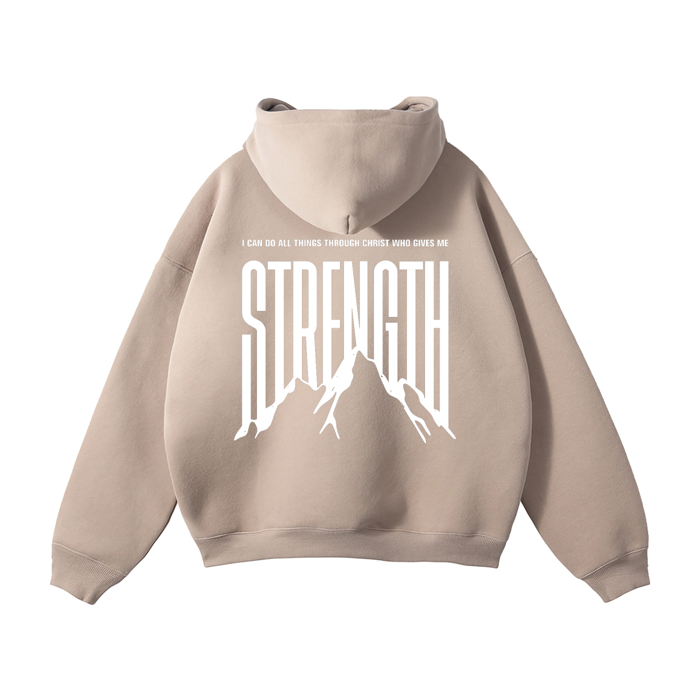 Philippians 4:13 Oversize Fleeced Hoodie