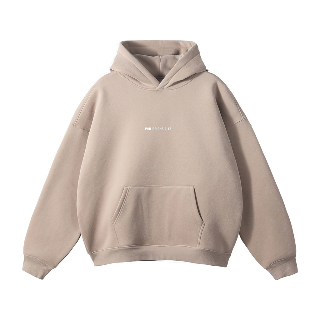 Philippians 4:13 Oversize Fleeced Hoodie