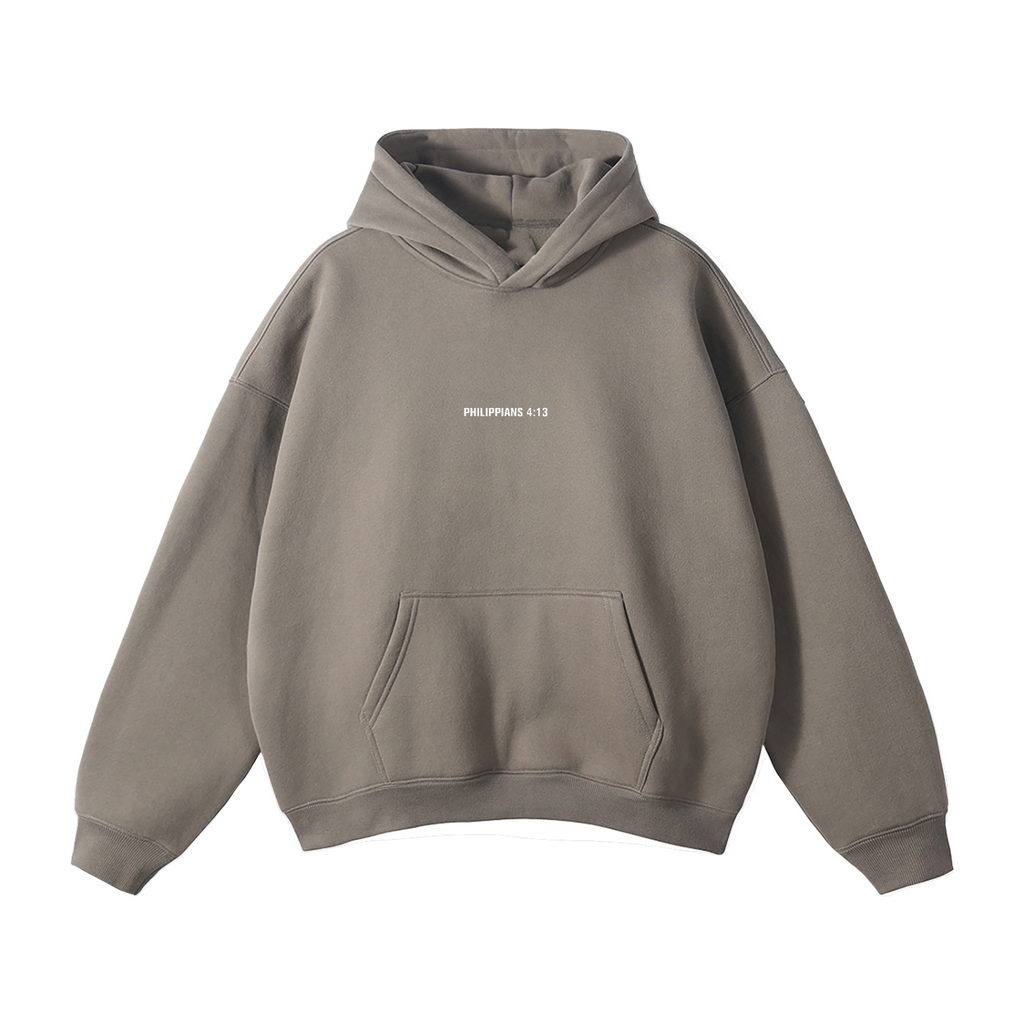 Philippians 4:13 Oversize Fleeced Hoodie