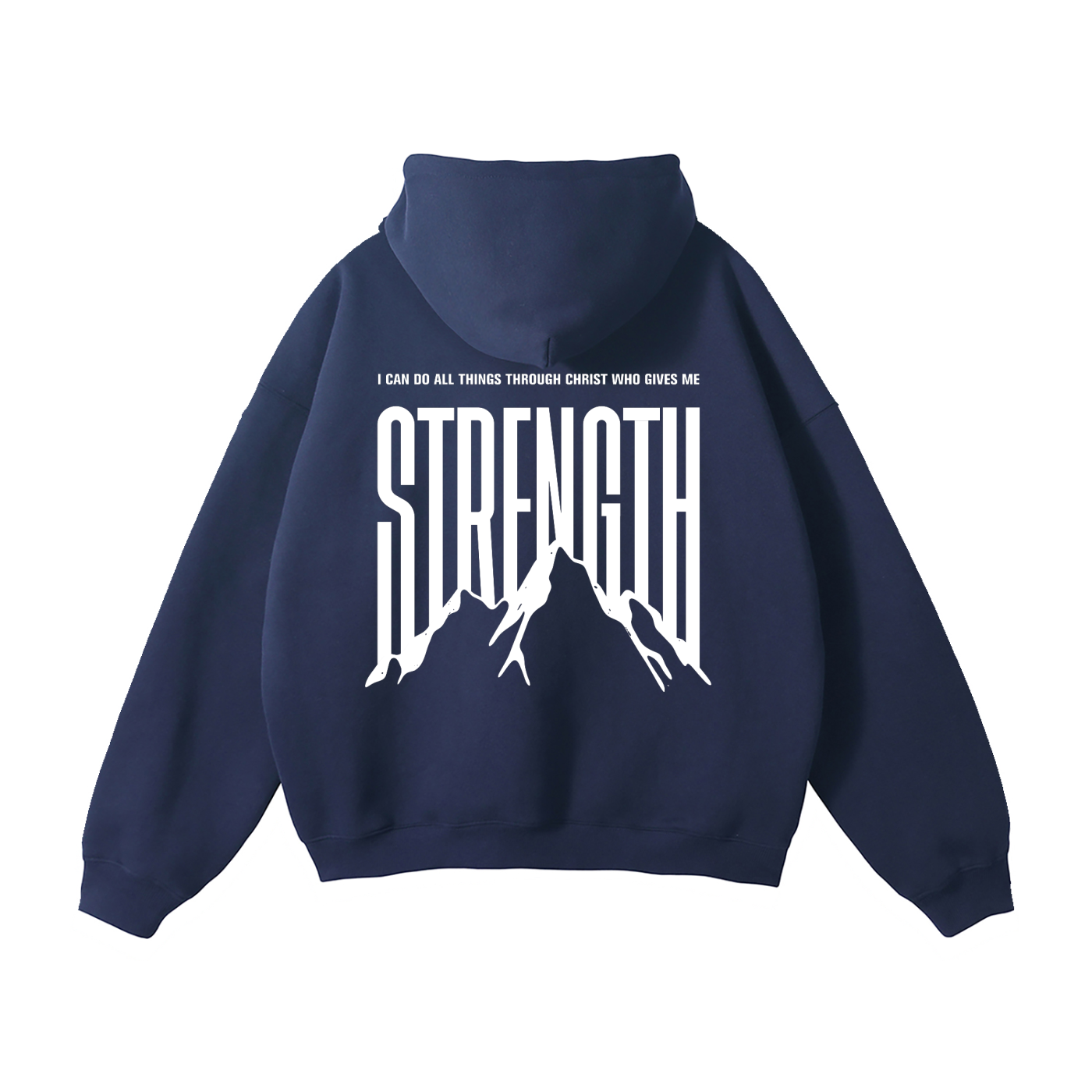 Philippians 4:13 Oversize Fleeced Hoodie