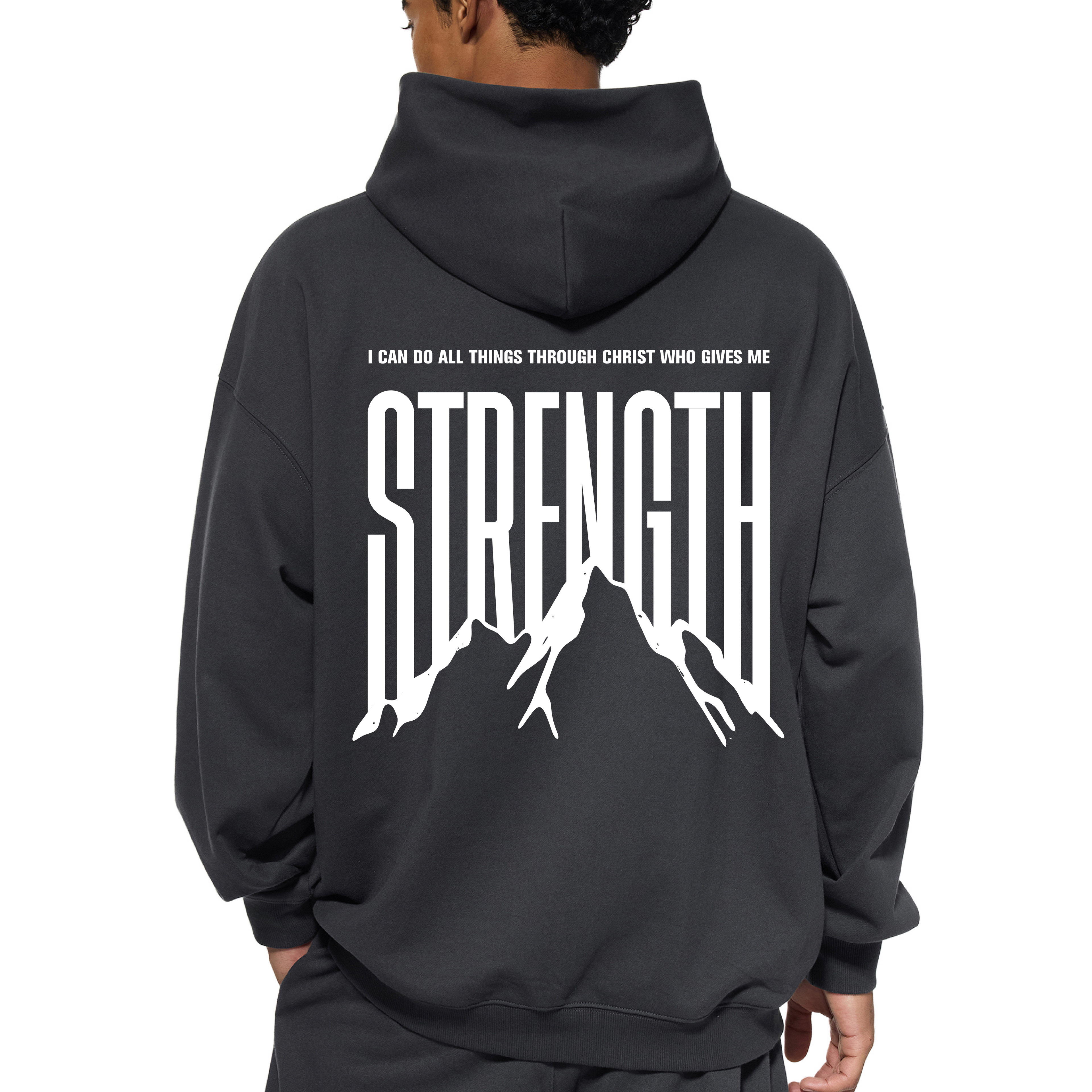 Philippians 4:13 Oversize Fleeced Hoodie