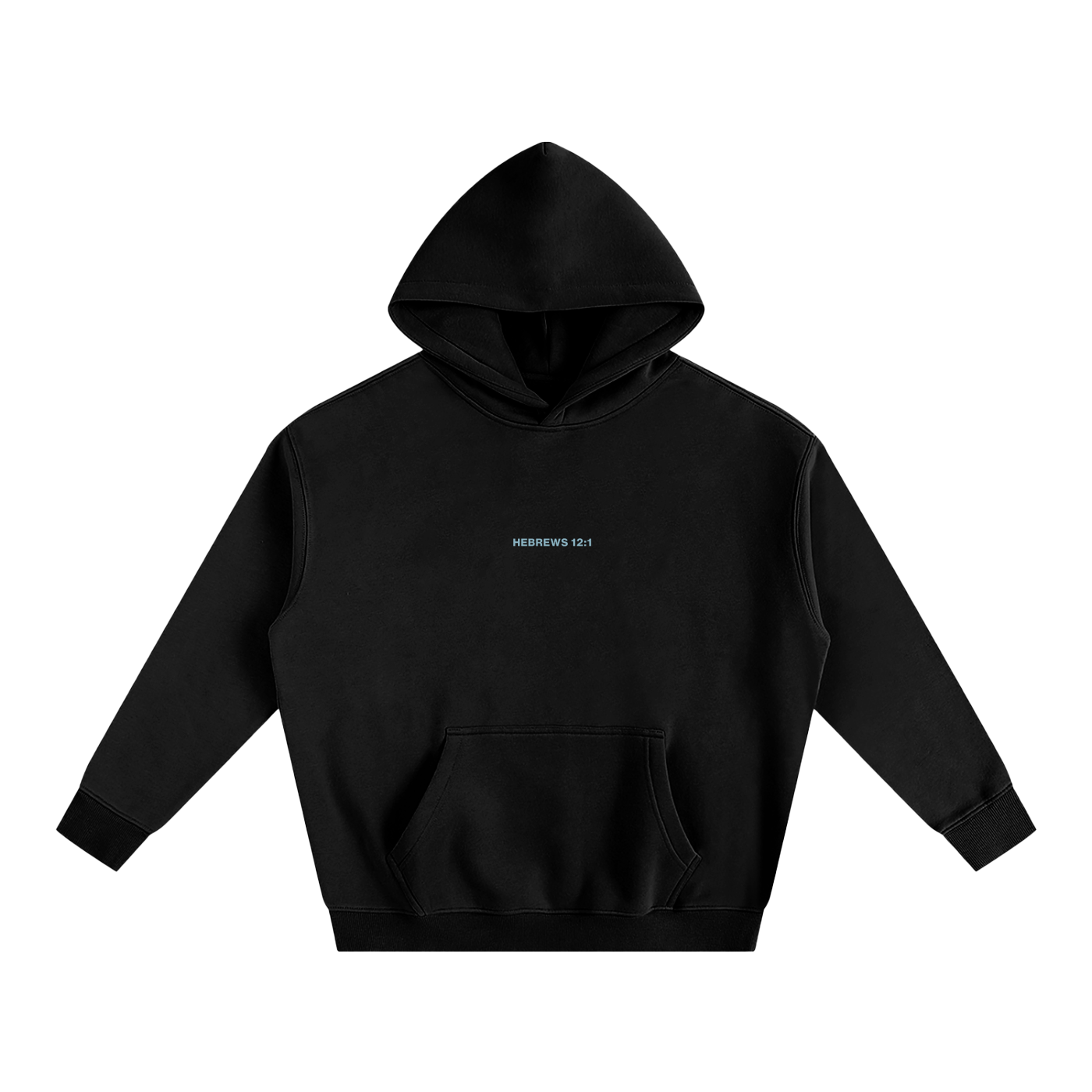 Hebrews 12:1 “Run With Endurance” Oversized Fleece Hoodie