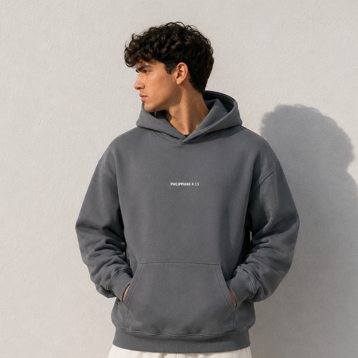 Philippians 4:13 "Strength” Oversize Fleeced Hoodie