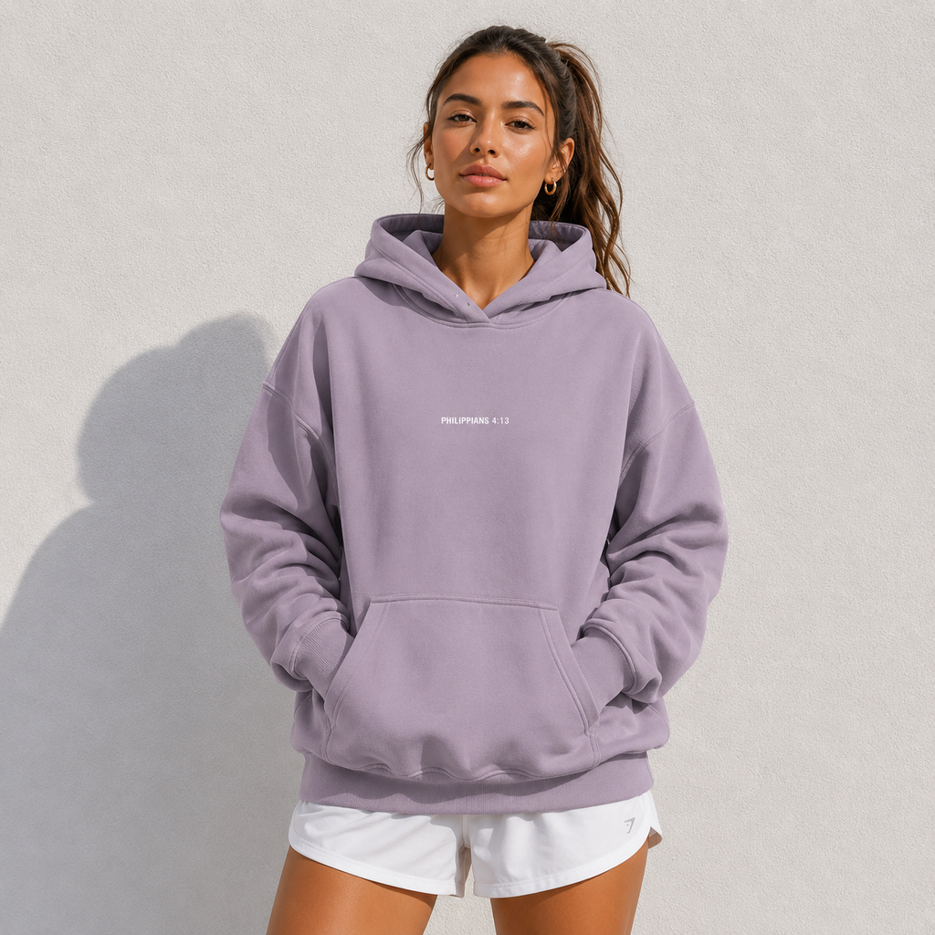 Philippians 4:13 "Strength” Oversize Fleeced Hoodie