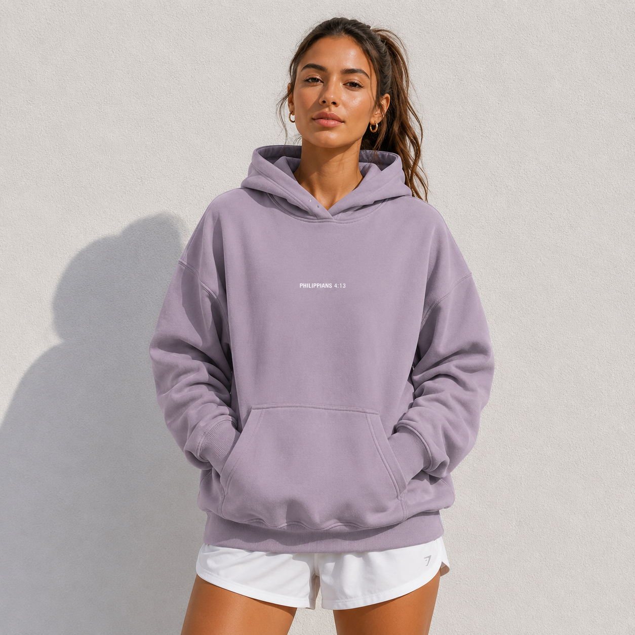 Philippians 4:13 "Strength” Oversize Fleeced Hoodie